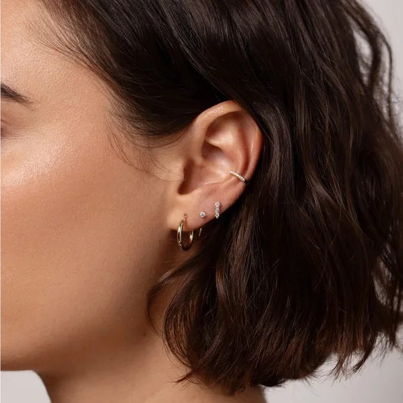 Ring Concierge Mini Diamond ear cuff - Picture 3 of 7